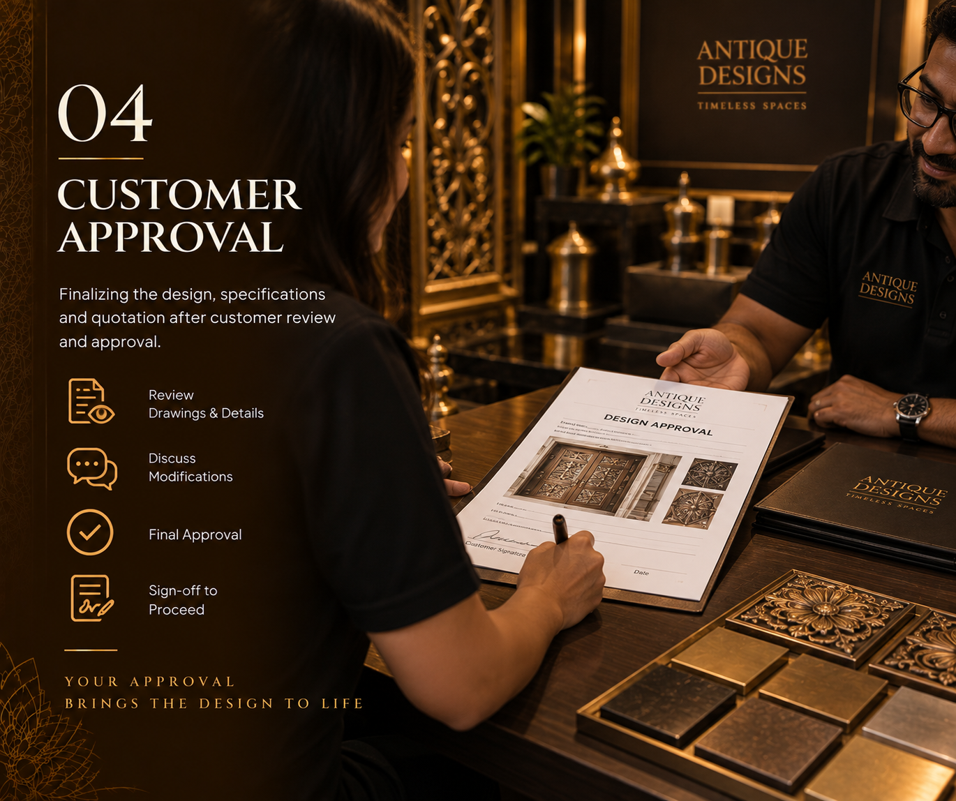 04 Customer Approval - Final sign-off on design and specifications