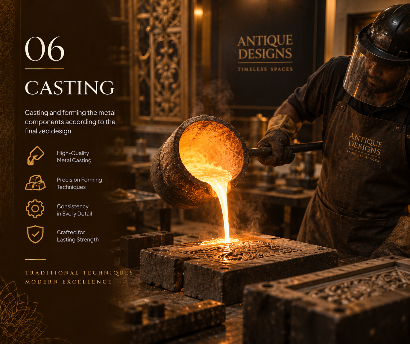06 Casting - Casting and forming metal components according to design